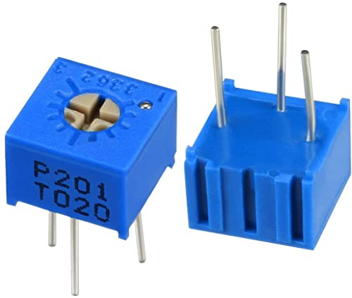 XYWHPGV Widerstände 200 Ohm Top-Justage-Horizontal-Cermet-Potentiometer 2 Stück(23aba 174f8 d35d2 95669 c9057 33676