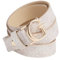 GUESS NOELLE LOGO ADJ PANT BELT DVL - DOVE LOGO Large, Dvl - Dove Logo, L