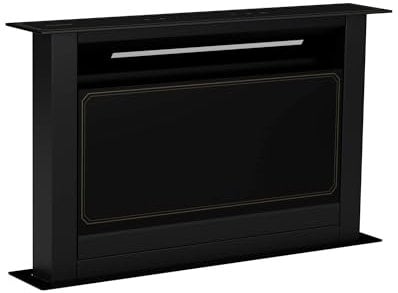 Klarstein Victoria Downdraft Cooker Hood - A++ Energy Efficient, 713.8 m³/h Airflow, Ultra Quiet 52 dB, Touchscreen Control, Dishwasher-Safe Filters, LED Lighting, Black