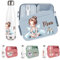 wolga-kreativ Personalisiertes Set Mepal Brotdose und Kinderflasche Balerina für Mädchen - Bento Lunchbox mit Fächern und Unterteilung Geschenk Schule Kindergarten