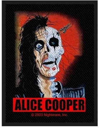 Halle15Clothes - Aufnäher für deine Kutte - Band Alice Cooper - Trashed Logo Patch