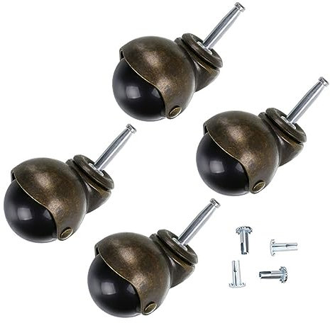 TOPBATHY 4stücke Stuhlrollen Ersatzrollen Für Bürostuhl Casterrollen Ohne Bremse Heimstuhlrollen Lenkrollen