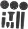 BESPORTBLE 10Pcs Solar Fountain Replacement Nozzles for Outdoor Water Features Bird Bath Pool Decor Easy Installation Solar Powered Pump Accessories