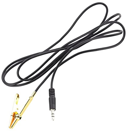 Clip-on Instrument Microphone 4.5m Black Metal High Fidelity Pick-up | 3.5mm Plug, Shielding and Noise Reduction, for Cello and Flute, Practice Alone or Parties
