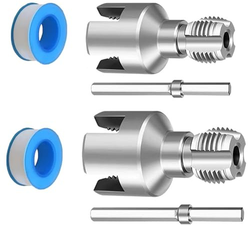 Rohrgewindeschneidwerkzeug Gewindeschneiden Für Interne Und Externe PVC Kunststoffrohre 1/2 Zoll 3/4 Zoll Rohreinfädler Integriertes Innen Und Außengewinde