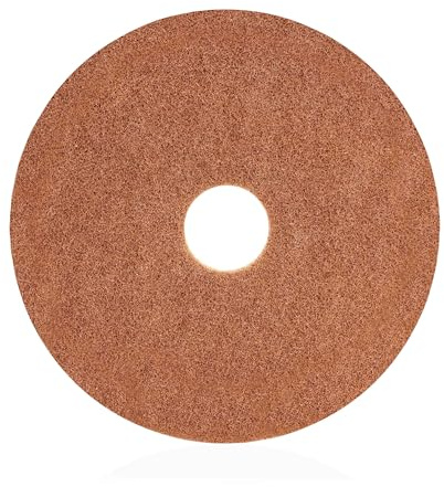 Bodenpads dick Beige 16 Zoll (Ø 406 mm) – 5er Set Reinigungspads für Einscheibenmaschine – Für leichte Reinigung & Pflege – abwaschbar & langlebig