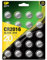 GP Batteries CR2016 Knopfzelle, CR 2016 Lithium, 3 V, 3 V, 20 Stück, CR 2016 Knopfzelle, 20 x CR2016 3 V Batterien