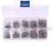 200 Stück Angeln Lock Snaps Swivel #0#1#2#3#4 mit Box