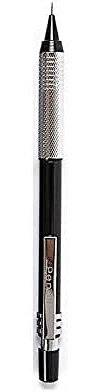 TopHomer HB Druckbleistift, Automatischer Druckbleistift, 0,7mm, mit Radiergummi (1 Stück), schwarz