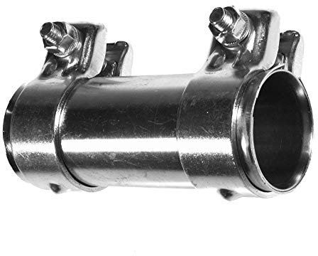 BITS4REASONS E-TECH EC005 New Model Heavy Duty Adjustable Exhaust Pipe Joiner/Connector 41MM to 43MM, 125MM Long