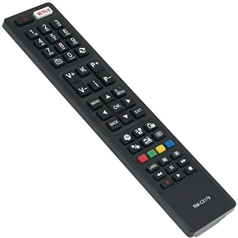 VINABTY RM-C3179 Ersatz Fernbedienung Passend für JVC LED Smart HD TV LT-50C750 LT-40C755 LT-40C750