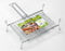 Graticola a Rete Doppia griglia Barbecue Senza Piedi 30x40cm Ompagrill