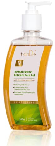 tianDe sanftes Intimpflege Gel mit Kräuter Extrakte 360gr.