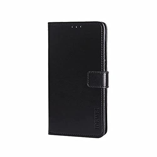 Custodia Coque per Wiko Power U30, TPU + Custodia a Portafoglio con Slot per schede Antiurto per Flip Folio Protettivo Wiko Power U30-Nero