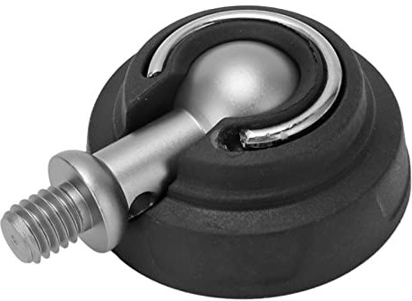 ASHATA 3/8in Tripod Foot Pad Replacement,Rubber Stainless Steel Non Slip 50mm Diameter Camera Tripod Foot Replacement,Ball Head Design,Occupy Little Space and Convenient to Take and Carry