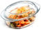 NUTRIUPS Oval Glass Casserole Dish With Lid Oven Proof, 3.5L Oven Dish with Lid, Microwavable Glass Dish with Lid