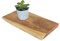 SAM Wandregal Amanda, Akazienholz massiv, naturfarben & lackiert, Holzregal/Steckboard mit Baumkante, 30x20 cm Regal