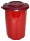Tupperware Pick A Deli Pickle Mini Round 2 Cup Container with Strainer in Red and Wine