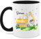 Tasse Tassen 325ml - Bagger I Baggerfahrer Geschenk - 325 ml - Schwarz - kinderbecher namensbecher baufahrzeug name kaffeetassen kindergartentasse baggertasse fahrzeug baustelle kaffeetasse