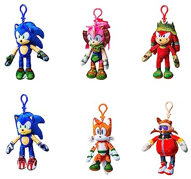 Sonic Clip on Plüsch Serie 1, zufällig ausgewählt
