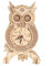 UpGLeuch 3D Holzpuzzles für Erwachsene Eule Uhr, Montage 3D Holzmodellbausätze für Erwachsene zum Bauen, DIY 3D Holzmodellbausätze für Heimdekoration/Desktop-Ornamente/Geschenke