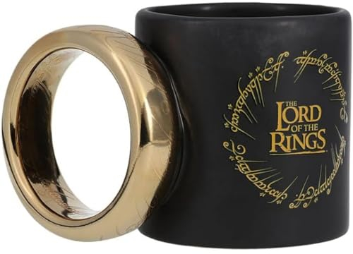 Taza con Forma del Anillo Único LOTR - Merchandising Oficial de El Señor de los Anillos 500ml