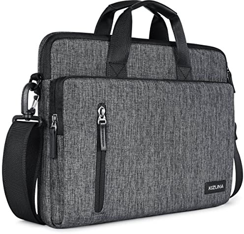 KIZUNA Laptop bag Case 12.5 Inch Shoulder Sleeve briefcase For 13.6 MacBook Air M2 2022/13.3 Yoga Slim 7i Carbon/13.3 HP Envy x360 13/14 ThinkPad X1 Carbon/14.2 MateBook X Pro/Acer/ASUS, Grey