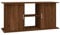 vidaXL Support pour Aquarium, Armoire pour Aquarium avec Compartiments et Étagères, Meuble de Base pour Aquarium avec Rangement, Chêne Marron Bois d'Ingénierie