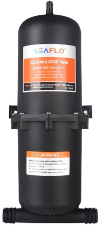 LIGHTEU®, Seaflo Tanque acumulador presurizado de 1 litro