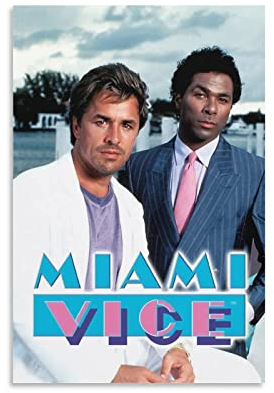 SECOLI Miami Vice MovieFashion Poster Dekorative Malerei Leinwand Wandkunst Wohnzimmer Poster Schlafzimmer Gemälde 60 x 90 cm