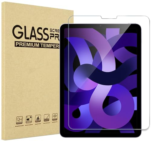 ProCase Protector Pantalla para iPad Air 5/4 5ª/4ª Generación 10,9 Pulgadas iPad Pro 11 Pulgadas, Mica Cristal Vidrio Templado para 2022/2021/2020/2018 Modelo iPad Air 10.9 y iPad Pro 11