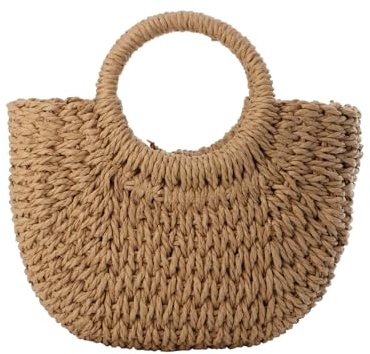 Jywmsc Stroh Clutch Geldbörsen für Damen Sommer Strandtaschen Tote Quasten Abendtasche Handtaschen