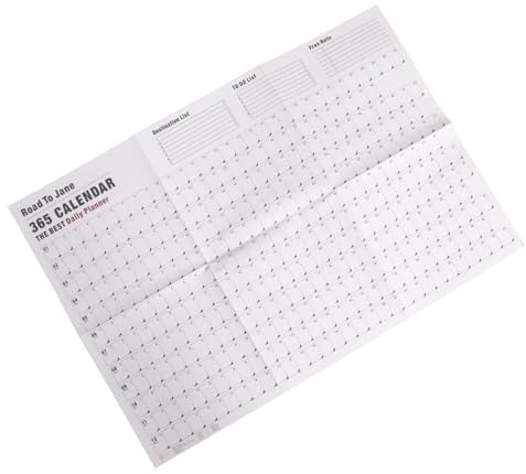 STOBOK 1 Stück 2021 Englischer Zeitplan Wandkalender 2021 Wandplakatkalender 2021 Tischkalender kalender schreibtisch schülerkalender Englischer Jahresplan 2021 hängender Kalenderplan