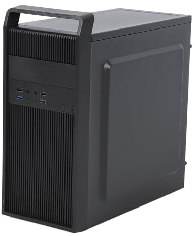 Jectse Small Desktop Computer, for Core I5 B85 PC Motherboards, 8GB 240GB Business Desktop PC with for