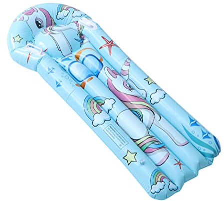 Vaguelly 1pieza Flotador Inflable Infantil De PVC para Piscina Tabla De Surf Colorida Asa Diversión Acuática para Verano