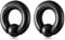 Longbeauty 1 Paar Ohr Gewichte Ohrhänger Flesh Tunnel Plug Creolen Albert Hoop Hufeisen Klemmkugelring Kugel Barbell Ohrpiercing, Stil A, Schwarz, 2G (6mm)