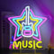 ENUOLI Guitar Neon Signs,Dimmable Neon Sign Guitar Neon Light Signs for Wall Decor Live Music Neon Lights for Bedroom Guitar Led Light up Sign with USB Powered for Music Party Bar Music Club
