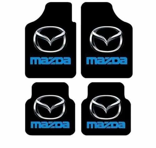 TYUIGHF Autofußmatten,Set mit 4 Matten, für Mazda 6 Kombi (GJ, GL) 2012-2018 rutschfeste Teppiche,Personalisierte Fußmatten