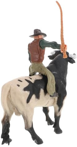 Vaguelly Stierkampf Modell Satz Aus Kunstharz Realistische Stier Und Stierkämpferfigur Leichte Sammlerfigur Für Heimdekoration Und Miniaturgarten