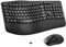 Tastiera e mouse wireless ergonomica, tastiera con tasti ondulati con poggiapolsi per digitazione naturale, mouse silenzioso ergonomico regolabile 3 DPI per computer/laptop/Windows/Mac (nero)