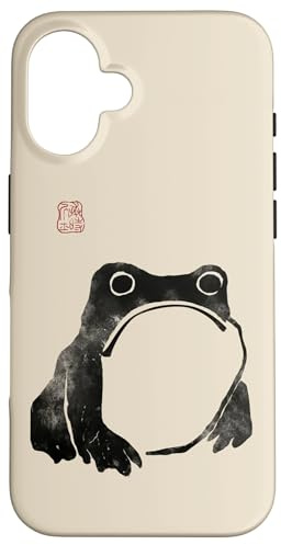 Matsumoto Hoji Frog, Japanese Woodblock Case for iPhone 16