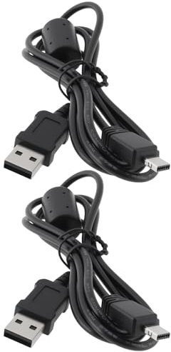 The Lord of the Tools 2pcs Digital Camera USB Charging Cable Compatible with Casio EX-FC150 ZR200 ZR300 ZR400 ZR1000 ZR1200 ZR1500 Digital Camera, 1M