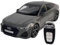 EMRGAZQD Motorfahrzeuge Replika Auto 1:18 for Audi RS7 Sportback Vier Tür CoupeVersion Legierung Diecast Modell Auto Sammeln Display Originalgetreue Nachbildung(Chrome)
