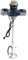 POTYYH Agitador de hormigón de 1400 W, 6 velocidades, con barra en espiral de 60 cm, agitador manual de 0-1200 rpm para pintura, pegamento, migas, masilla y cemento