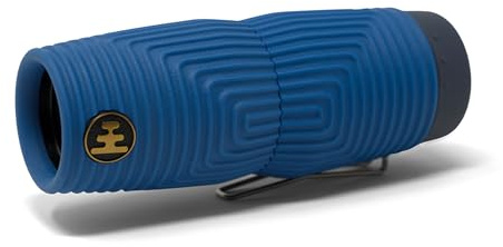 Nocs Provisions Zero Tube 10x25 ED Glass Waterproof Monocular – Rugged, Shockproof, Fogproof Optic for Adults & Kids, Built for Birdwatching, Hunting & Travel - Ultramarine Blue