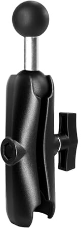 WINDFRD 15,9 cm (5,9 Zoll) C-Größe, Doppelbuchsenarm mit doppeltem 3,8 cm Kugeladapter