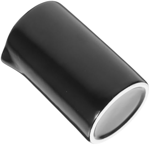 Pichet à Lait en Céramique Noir, Verseur Moderne pour Restaurant | Finition Soignée, Solide et Pratique, Usage Hôtelier, pour Lait et Crème, Style