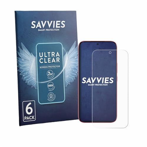 Savvies 6 Stück Schutzfolie für Infinix GT 50 Pro Displayschutz-Folie Ultra-Transparent