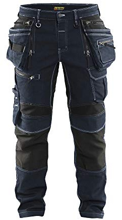 Blåkläder 19901141 Werker Hose Stretch X1900, Schwarz, C48