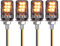 Justech 4x 6LEDs Microblinker Miniblinker Universal Mini Blinker Wasserdicht Motorradblinker mit E-Mark (E8) Bernstein Licht für M6 12V Motorrad Blinkleuchte Blinker Lampe Signal Tagfahrlicht